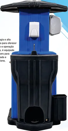 Lavatório PB I – vista frontal